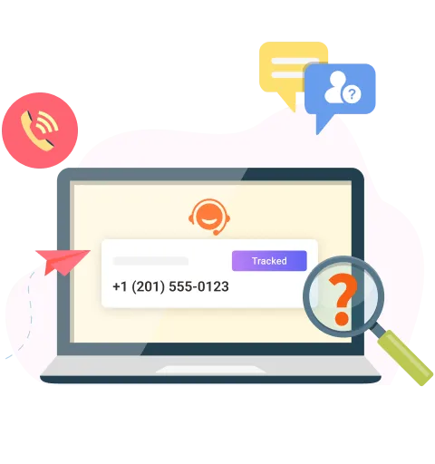 verificar número de telefone de quem liga para vendas