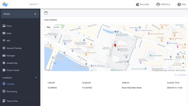 Cell Phone Location Tracker online