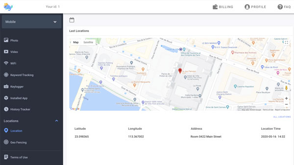 Track GPS location with chamspy