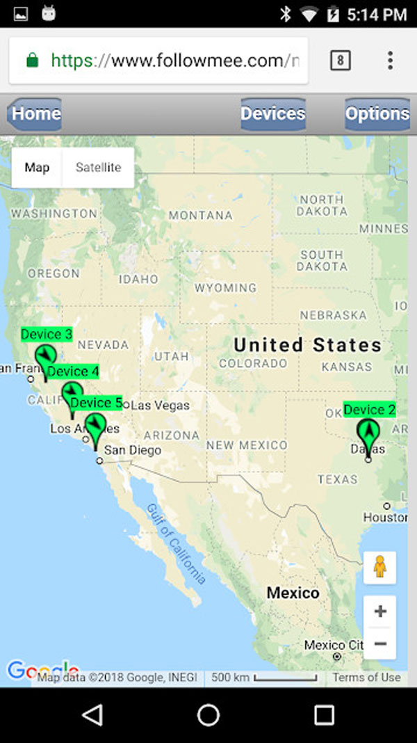 GPS tracker- FollowMee