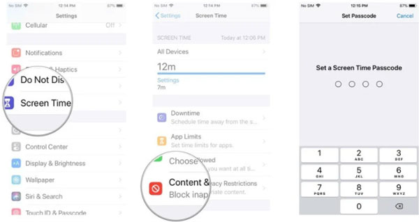 block apps on iPhone