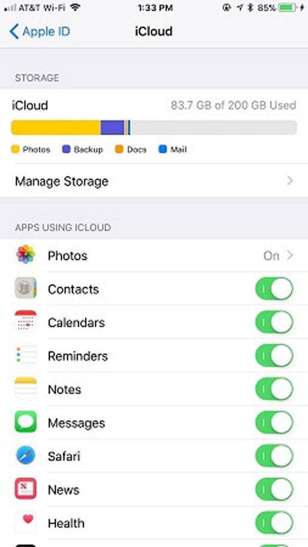 Use iCloud Message Syncing