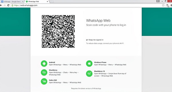 WhatsApp web