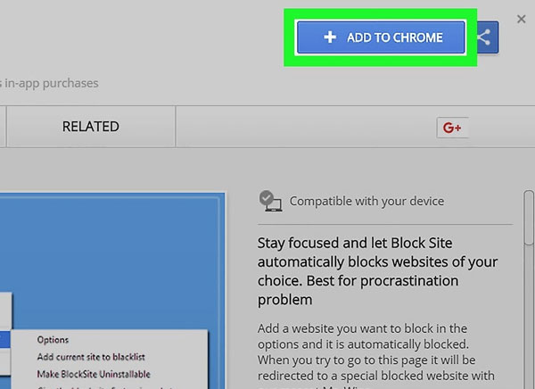 Block Facebook by Chrome extensions