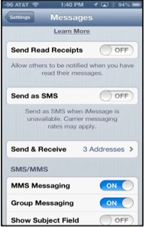 track iphone text message using imessage