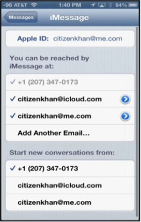 track iphone text message using imessage