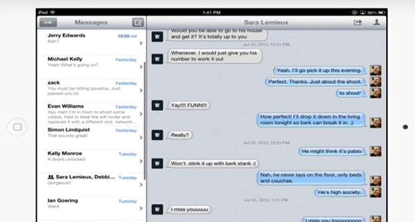 track iphone text message using imessage