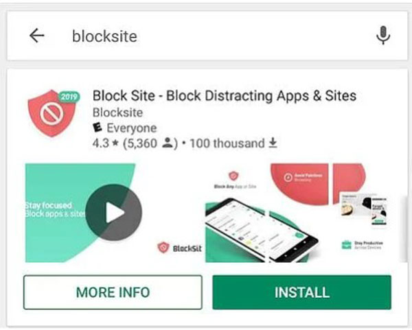 block websites on Chrome on mobile