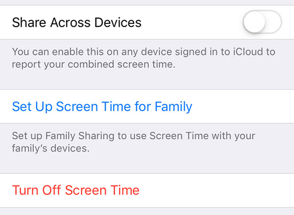 How to disable parental controls in iOS 12